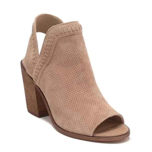 Steve Madden Shoes - Steve Madden Peep Toe Suede Block Heels Size 8